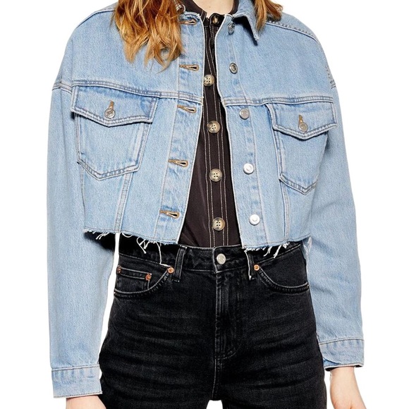 Top Shop Tilda Hack Denim Jacket 